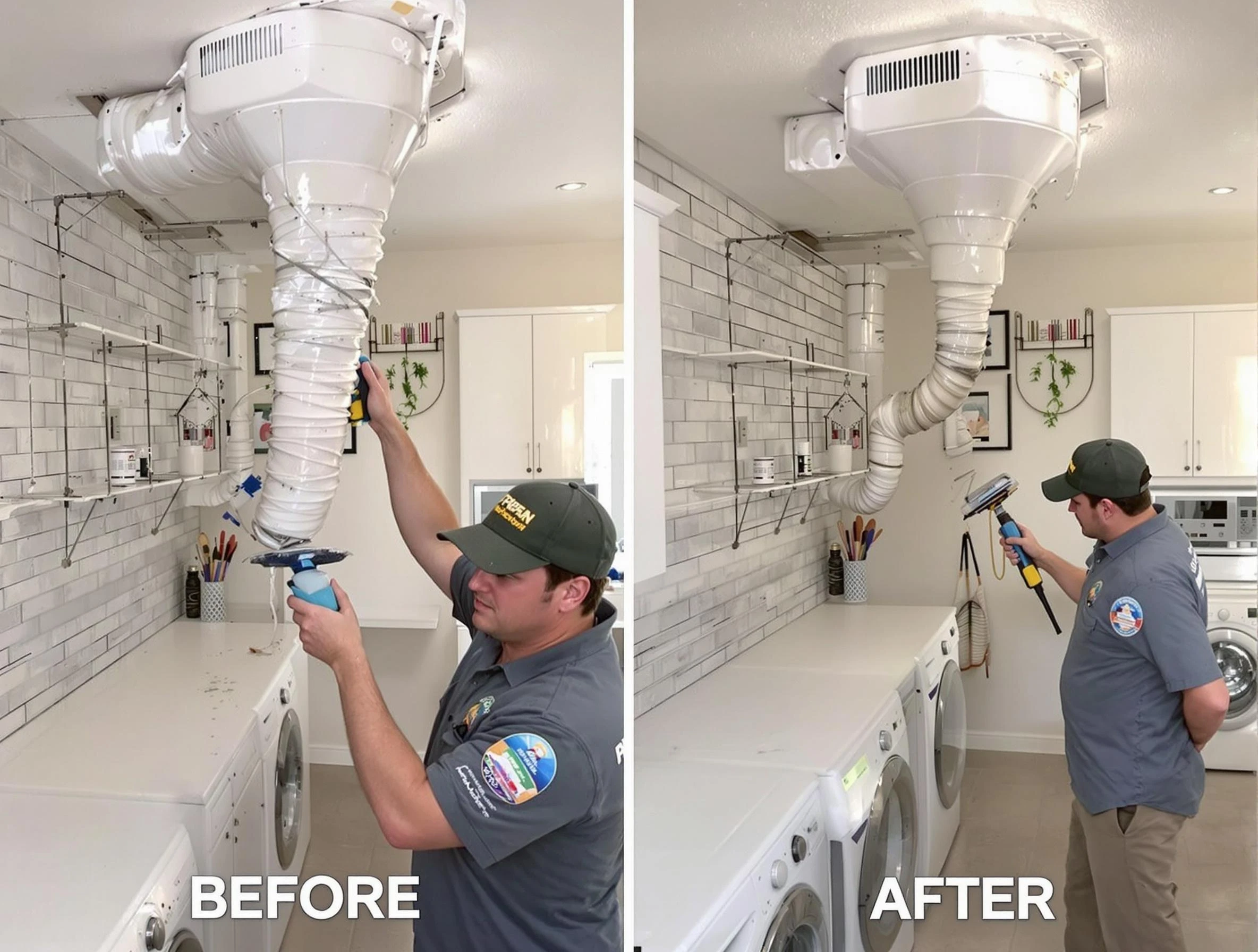 Professional dryer exhaust vent cleaning by Bethel Acres Dryer Vent Cleaning in Bethel Acres